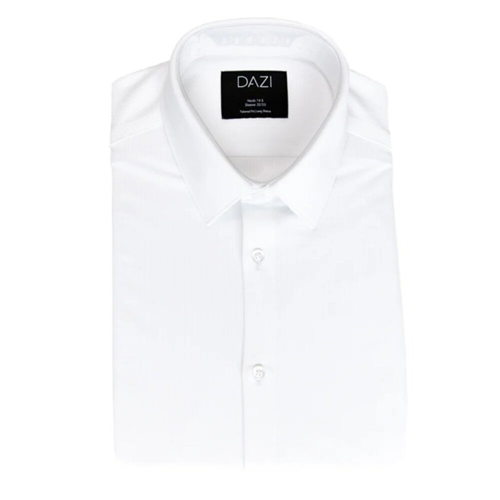 NWT DAZI White Dress Shirt - Long Sleeve N:15.5, S:32/33